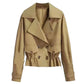 Korean Style Short Fashion Trench Coat (50% OFF)