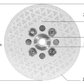 M14 Flange Electroplated Diamond Double-sided Star Material Cutting Disc