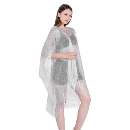 Sparkling Tassel Shawl