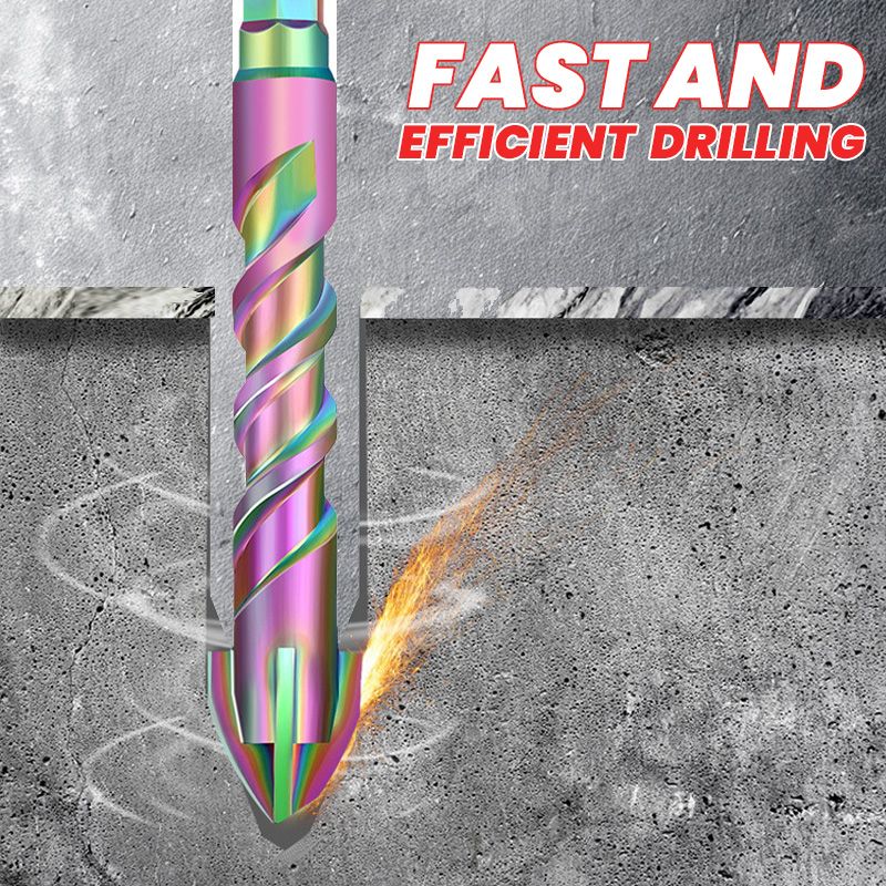Titanium Coated Spiral Four-blade Eccentric Drill Bits