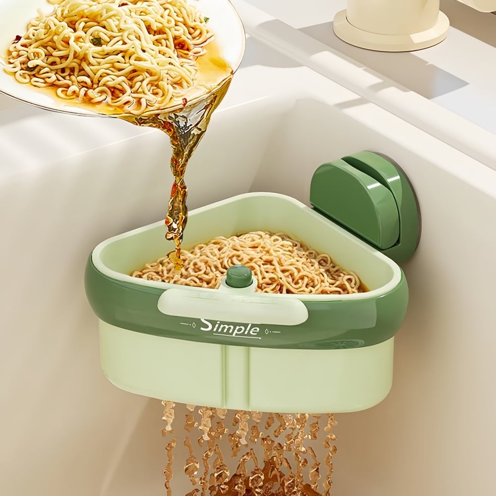 💧🚰Suction Cup Sink Corner Rack