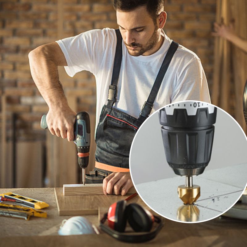 Titanium-coated Five-blade Countersink Drill Bits