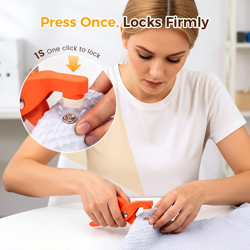 🔥Metal Snap Buttons with Fastener Plier Tool Kit
