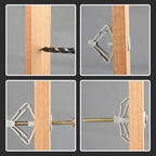 Aircraft / Butterfly Expansion Anchor Bolts Tube & Countersunk Screws（50 pcs/ Pack）