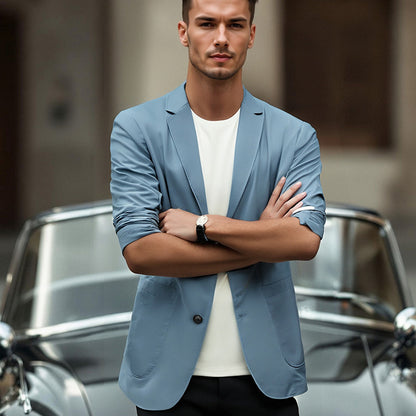 Men's Summer Lightweight Suit Jacket