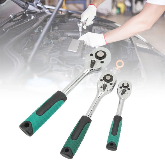 72-Tooth Extendable Telescopic Socket Ratchet Wrench