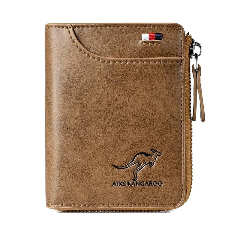 🎁Men's Leather Zip Wallet (RFID Protected)✨
