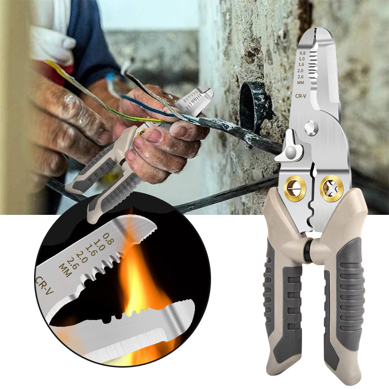 Multifunctional Wire Stripper Crimper Cable Cutter Pliers