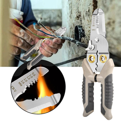 Multifunctional Wire Stripper Crimper Cable Cutter Pliers