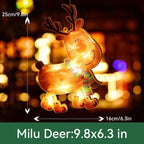 ⛄Christmas pre-sale🎄 Christmas Window Hanging Lights💡
