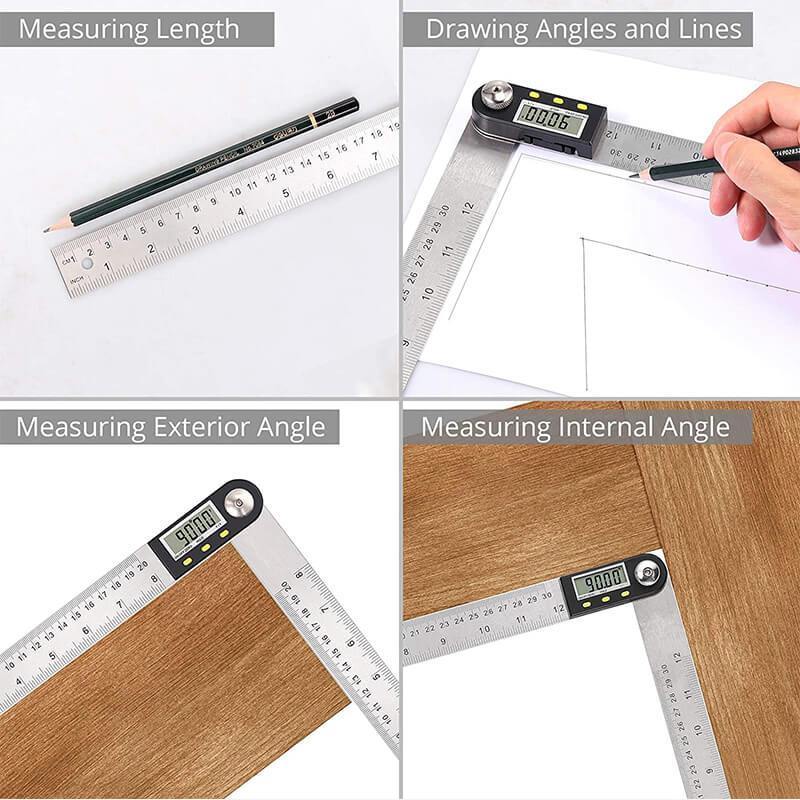 Electronic Digital Display High-precision Measuring Angle Ruler