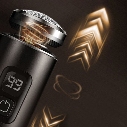Men's Portable Electric Mini Shaver with Floating Blades