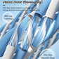 Extended Spraying Double-Sided Glass Cleaner Squeegee