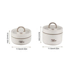 Microwaveable Stainless Steel Insulated Lunch Box Set
