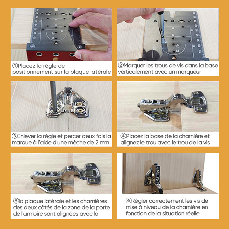 Hinge Punch Locator