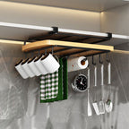 Multi-Functional Under-Cabinet Storage Rack & Pot Lid Holder