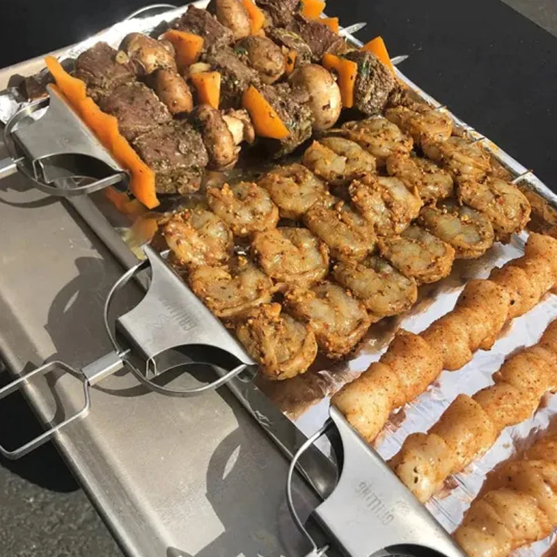🔥Hot Sale 35% OFF🔥 3 Way Grill Skewers - GrillSavant
