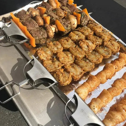 🔥Hot Sale 35% OFF🔥 3 Way Grill Skewers - GrillSavant