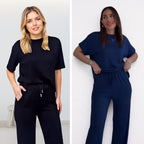 ✨Women's Chic Top & Matching Pants 2-Piece Outfit