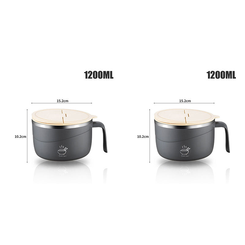 🔥50% OFF🔥304 Stainless Steel Insulated Ramen Bowl