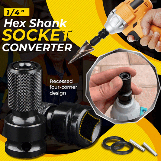 💥Last Day Big Sale 49% OFF💥 1/4" Hex Shank Socket Converter（BUY 3 GET 5 FREE）