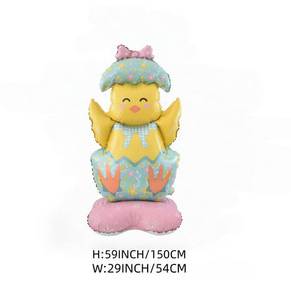 🎁Easter Early Bird Sale🐰Giant 3D Standing Bunny Balloon Self-Supporting Festive Cheer