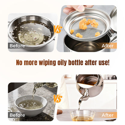 🔥Limited-Time Promotion🔥Stainless Steel Oil Filter Pot
