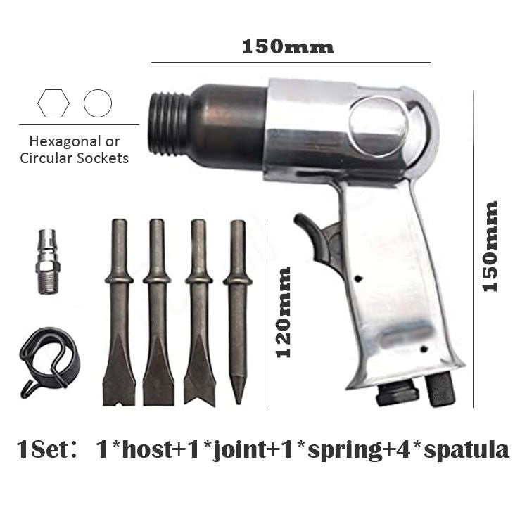 Hand-held Pointed Hammer Grooving and Rust Removal Impact Air Shovel Hammer Tool