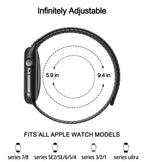 Bamboo Loopback Stainless Steel Band For Apple Watch