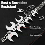 Interchangeable Metric Wrench for 3/8" Ratchet Torque Wrenches