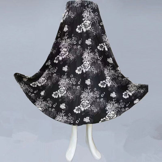 Women's Flowy Lightweight Long Floral Skirt (50% OFF)