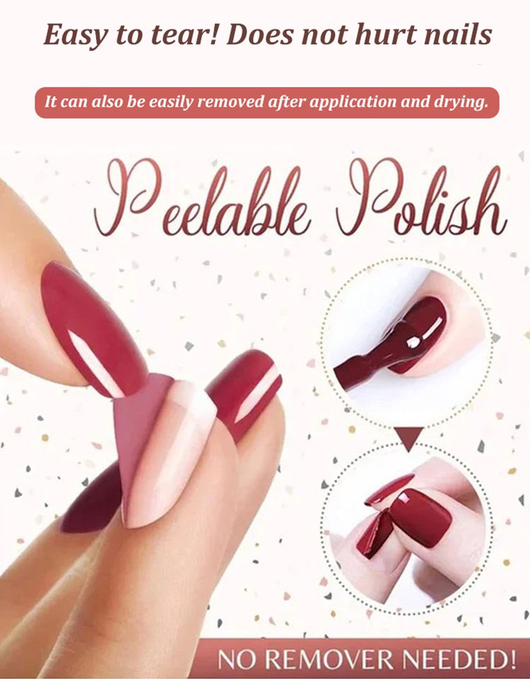 💥New Year Hot Sale💅No-bake Peel-off Nail Polish✨
