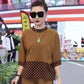 2024 Stitching Fashion Temperament Plaid Suit