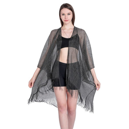 Sparkling Tassel Shawl