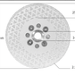 M14 Flange Electroplated Diamond Double-sided Star Material Cutting Disc