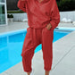 🎉Autumn Hot Sale🎉Women's Two-Piece Solid Color Hooded Sweatshirt Set