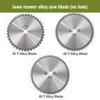 40 teeth, 60 teeth, 80 teeth Lawn Mower Alloy Saw Blade (Inner Hole Diameter 254mm)