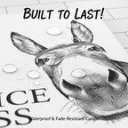 🏡✨Funny Bathroom Wall Art - "Nice Ass" Donkey Print