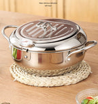 Temperature Controlled 304 Stainless Steel Deep Fryer - Induction/Gas Stove Universal