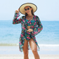 🏖️🌼Women's Fashion Multicolor Printed Bikini Swimsuit 3 Piece Set