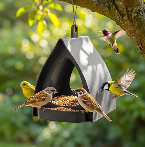 Hanging Bird Feeder for Garden with Roof🐦