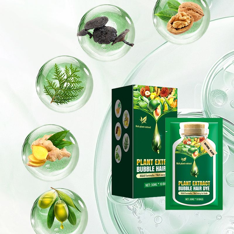 🎉Autumn Hot Sale🎉Plant Extract Hair Care Bubble Dye Cream
