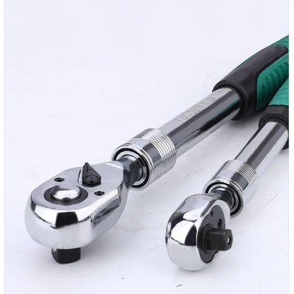 72-Tooth Extendable Telescopic Socket Ratchet Wrench