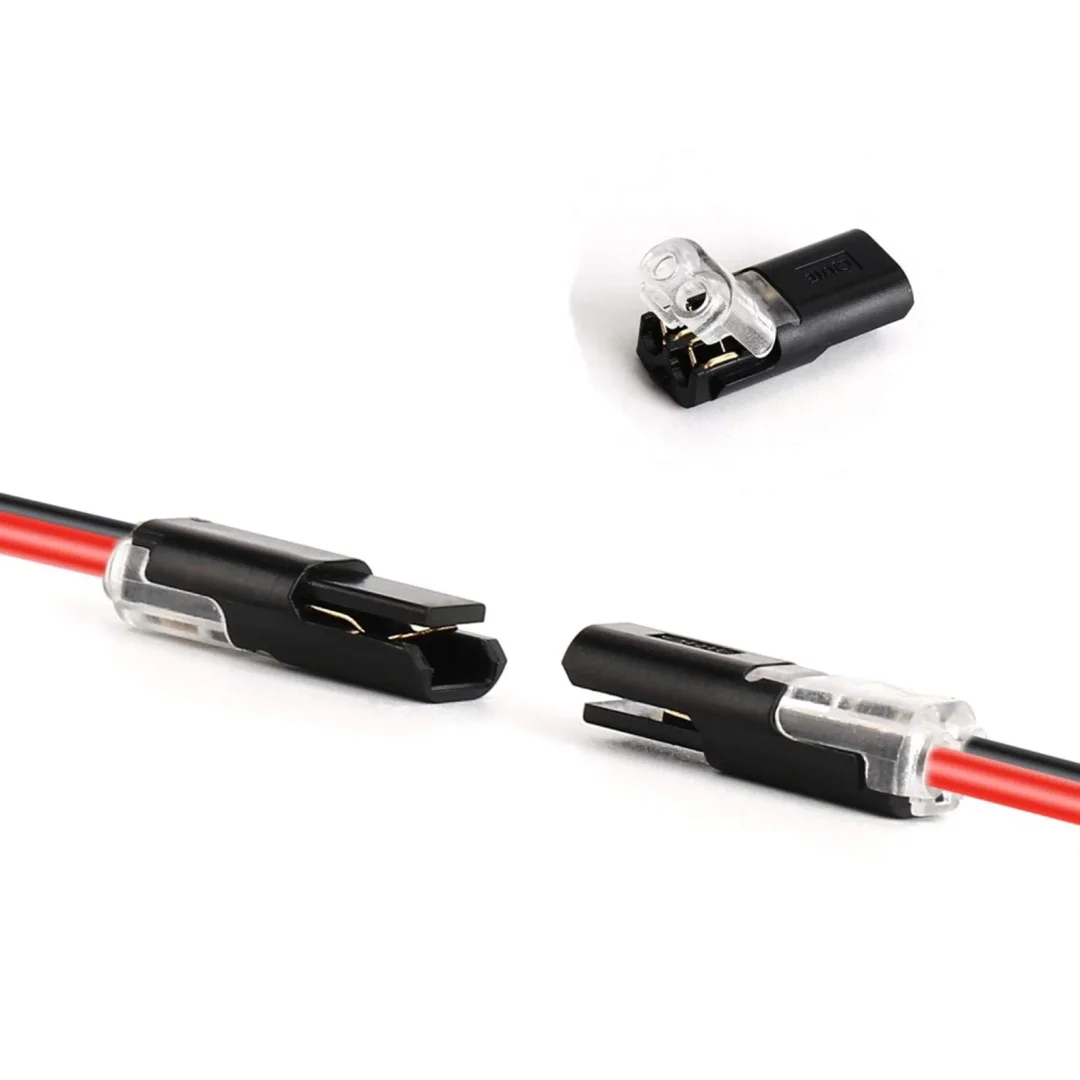 🏆Double-wire Plug-in Connector With Locking Buckle🔩🔒
