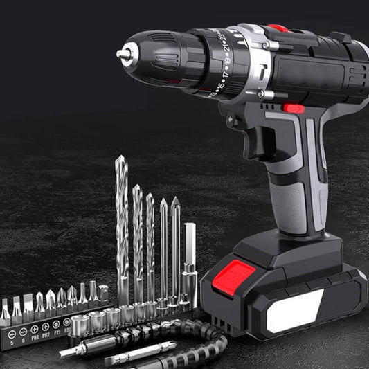 Electric Household Lithium Impact Drill Kit