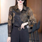 Women's Printed Floral Chiffon Shirt（50% OFF）