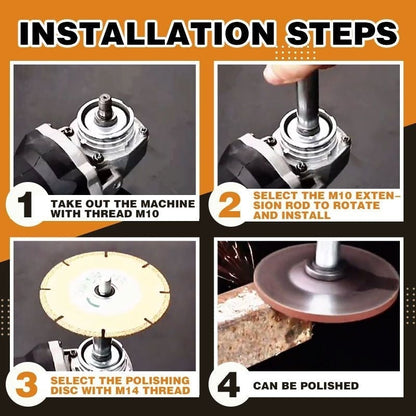 Multifunctional Angle Grinder Extension Conversion Rod（BUY 1 GET 1 FREE）