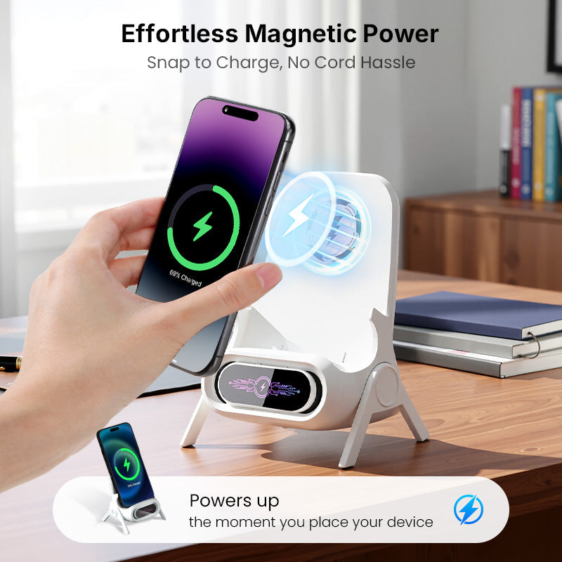 🔥2026 Mini Chair Wireless Fast Charger Multifunctional Phone Holder — Adapts to All Phones