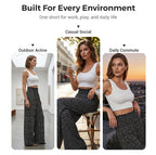 Women's Smocked High Waist Wide Leg Pants👖