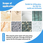 Multiple Specifications Can be Assembled with Marble Hole Openers